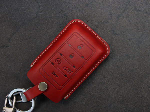 Jeep Series [03] Leather Key Fob Case - Wagoneer, Cherokee, Grand Cherokee, Grand Wagoneer