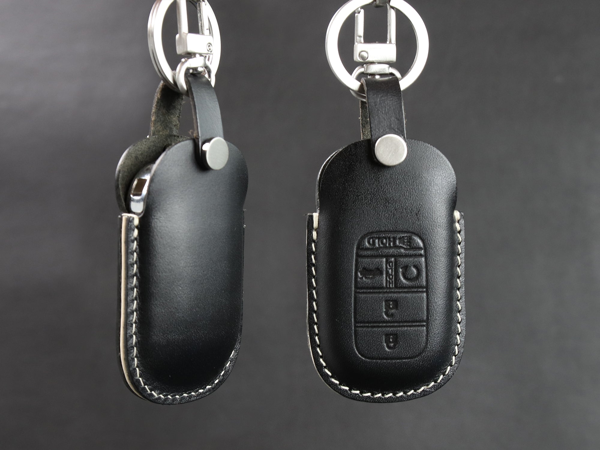Honda [2] Series Leather Key Fob Case for Accord Civic