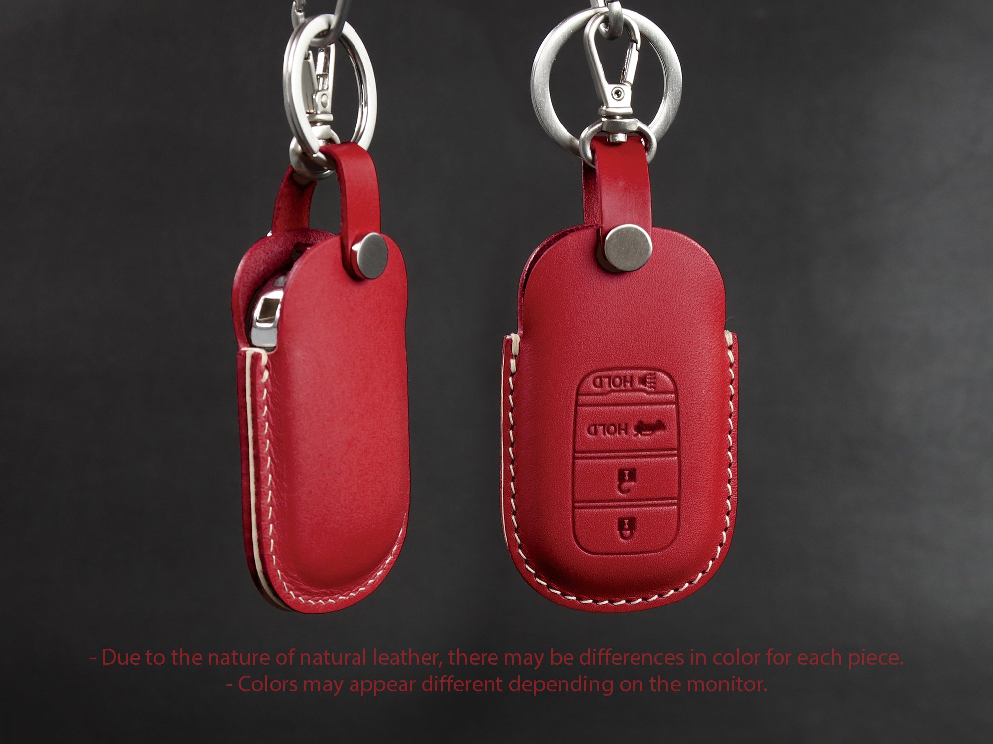 Honda [2] Series Leather Key Fob Case for Accord Civic