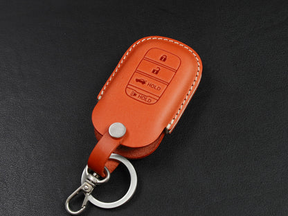 Honda [2] Series Leather Key Fob Case for Accord Civic