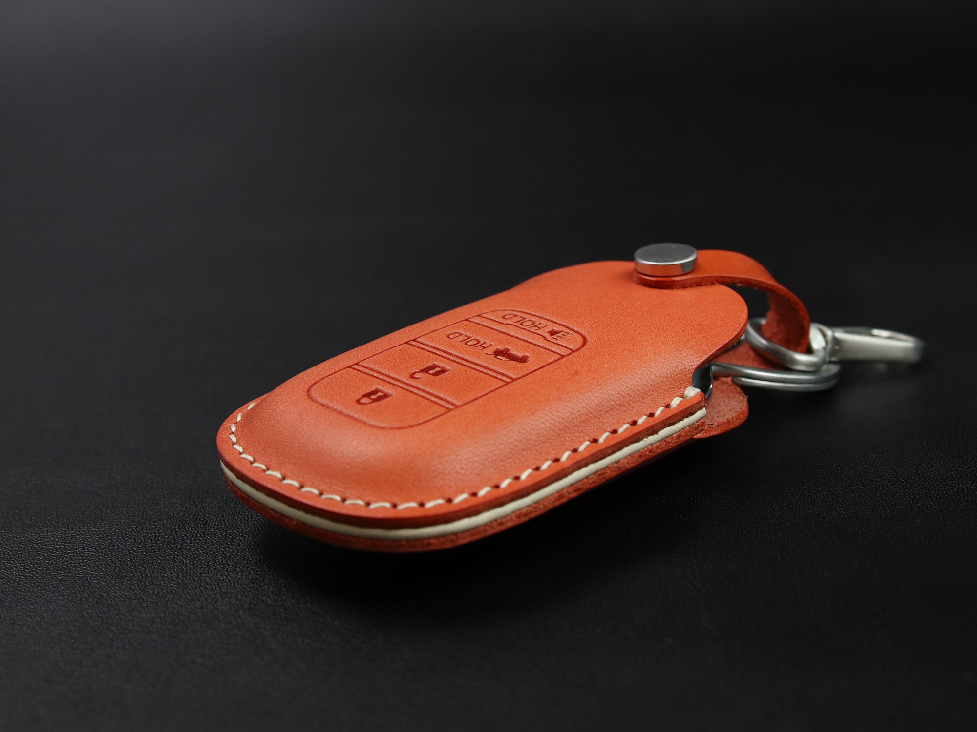 Honda [2] Series Leather Key Fob Case for Accord Civic