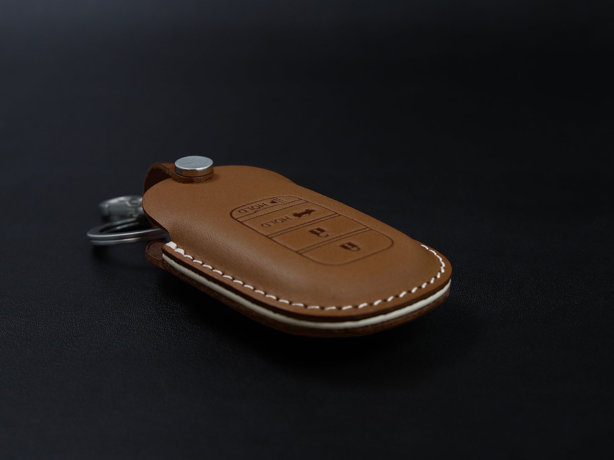 Honda [2] Series Leather Key Fob Case for Accord Civic