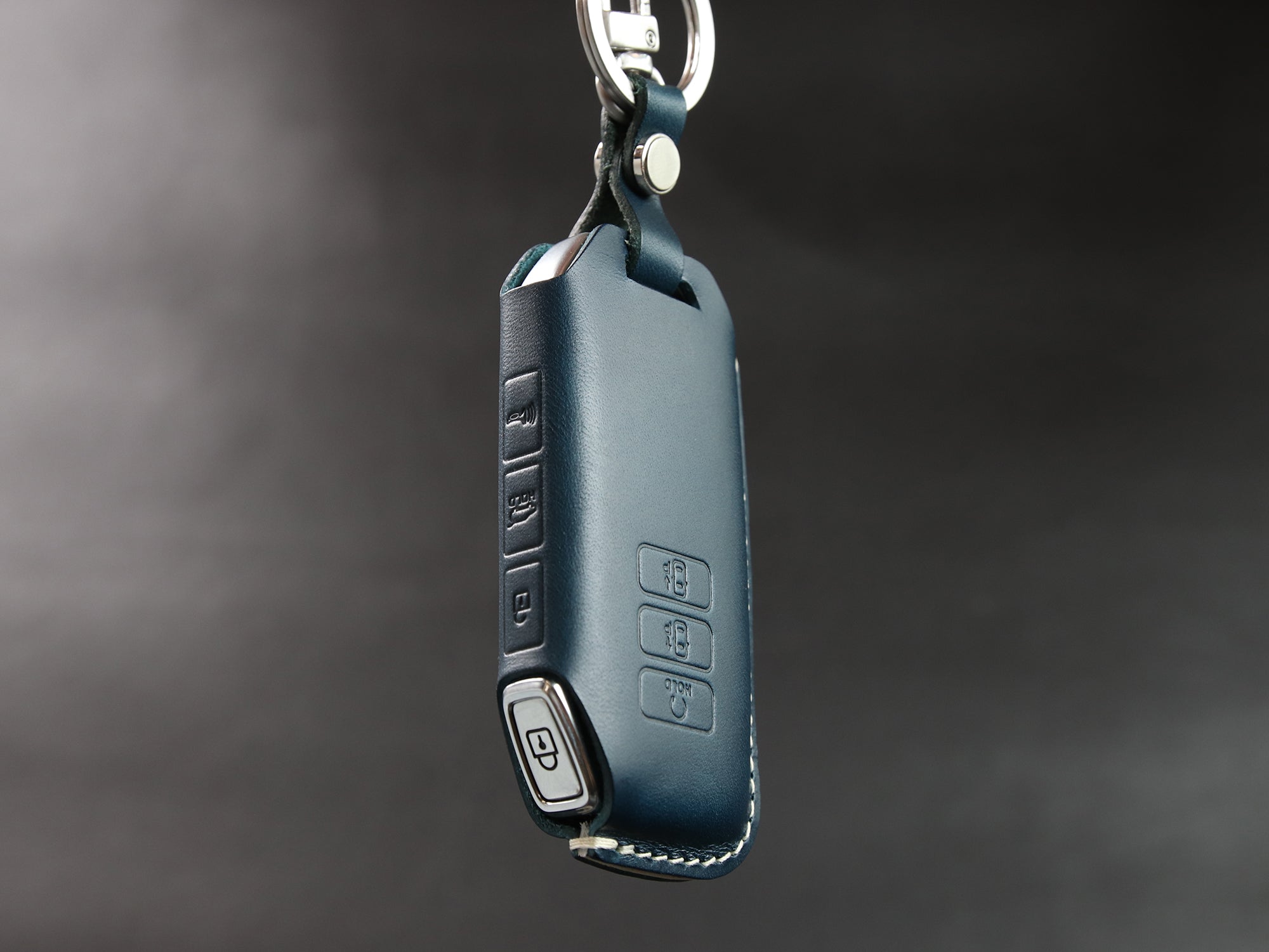 KIA [3]  Key Fob Cover - EV6 Sportage - Handcrafted in USA - Italian Veg-Tanned Leather