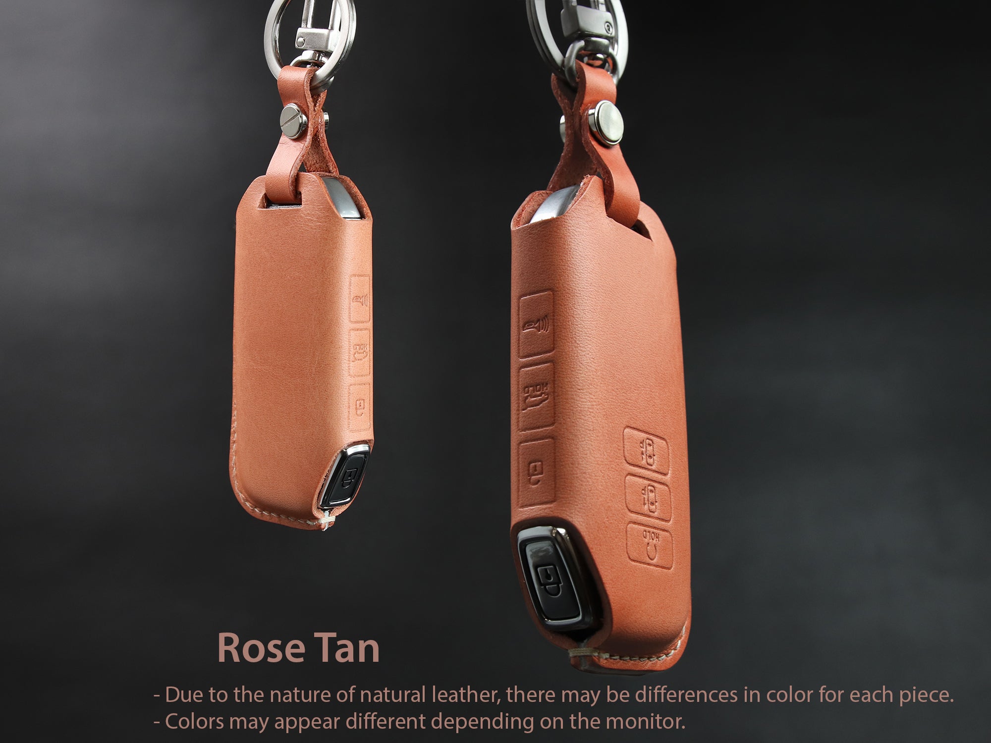 KIA [3]  Key Fob Cover - EV6 Sportage - Handcrafted in USA - Italian Veg-Tanned Leather