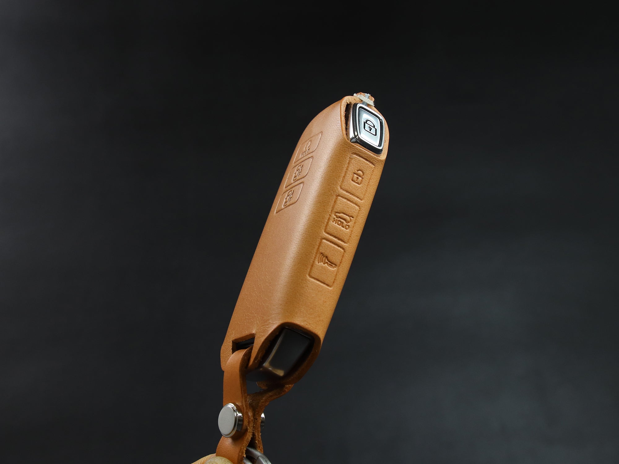 KIA [3]  Key Fob Cover - EV6 Sportage - Handcrafted in USA - Italian Veg-Tanned Leather