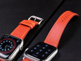 Apple Watch Leather Band - Orange