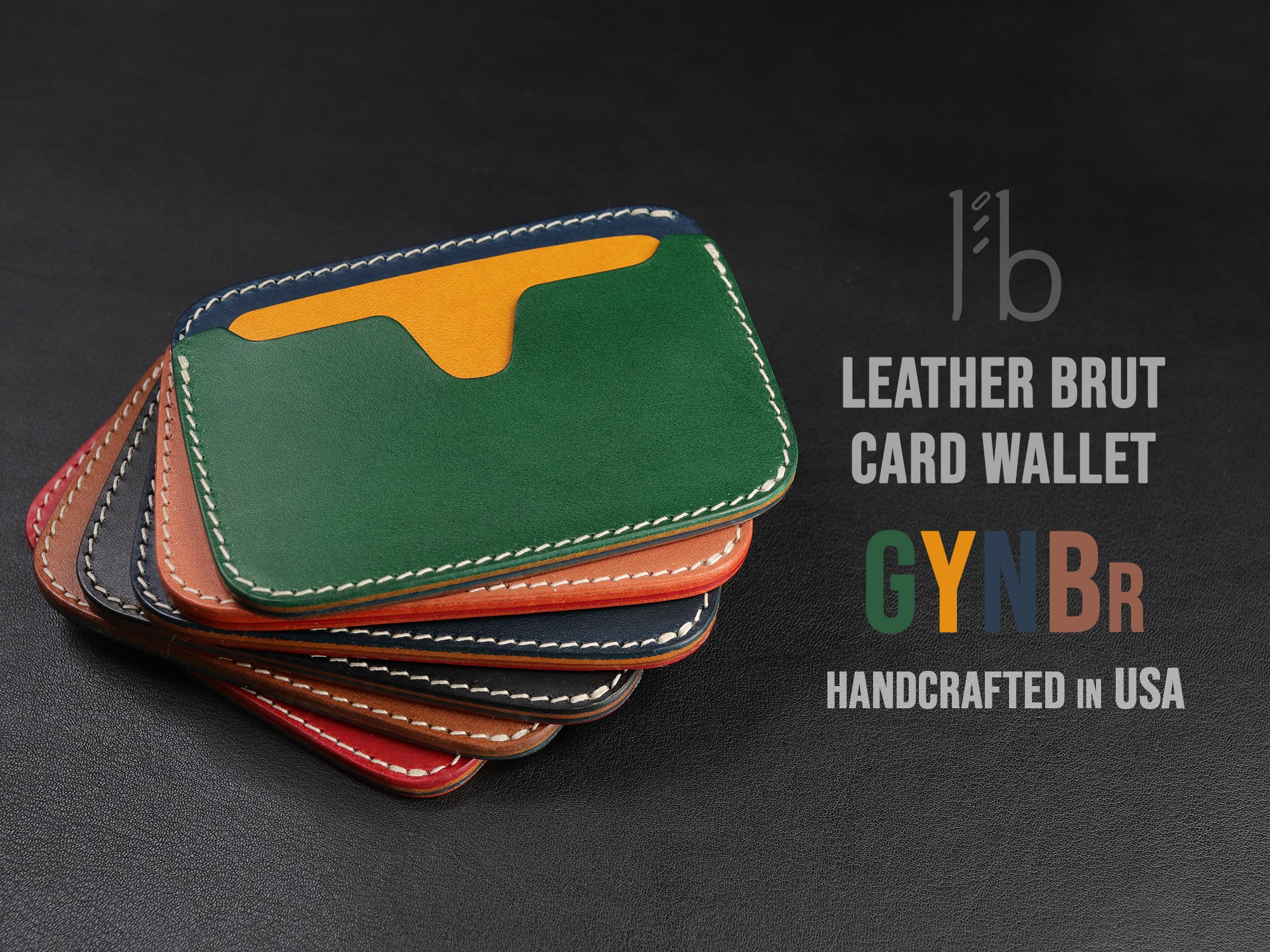 Leather Card Wallet [LC-GYNBr] - LAYERS SERIES - Card Holder - Premium –  Leather Brut