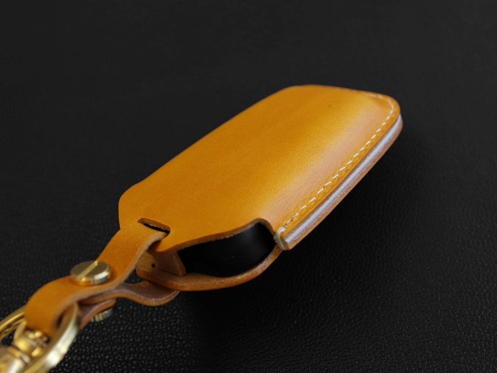 Toyota [1] Leather Key Case - C-HR Camry Prius 4Runner - Italian Leather - Handcrafted in USA