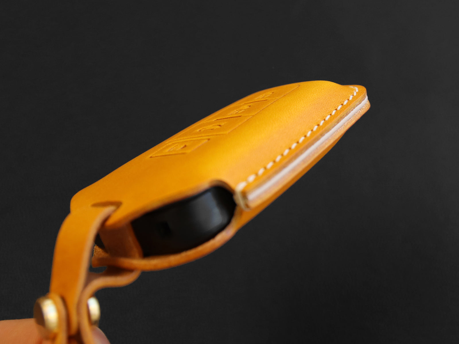 Toyota [1] Leather Key Case - C-HR Camry Prius 4Runner - Italian Leather - Handcrafted in USA