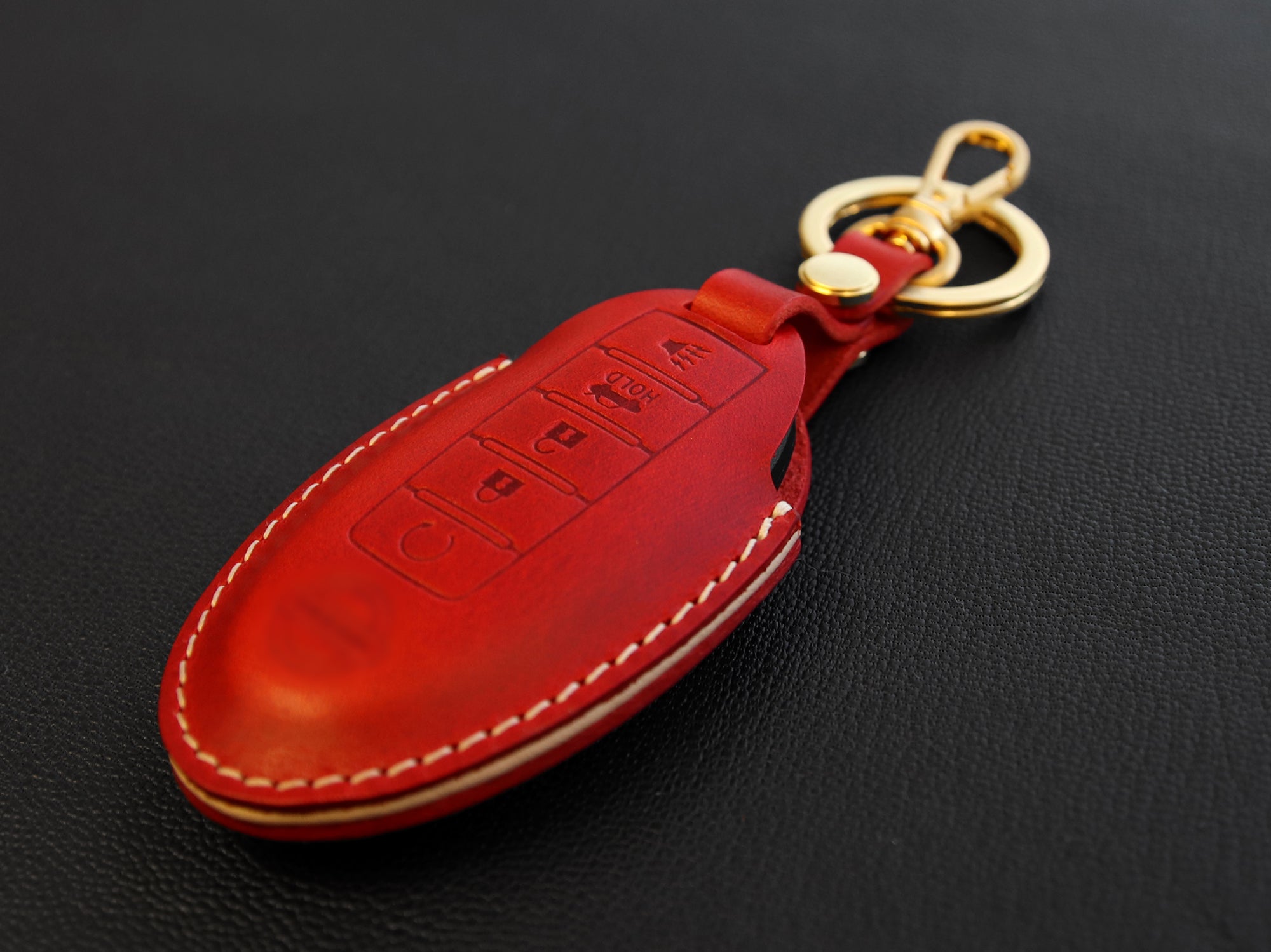 Nissan [1-5]  Key Fob Leather Case - Armada Murano Maxima Altima Sedan Pathfinder