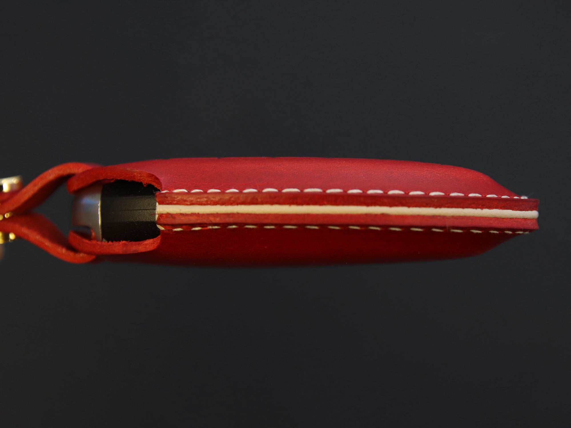 Nissan [1-3] Key Case - Pathfinder, Versa, Juke, 370Z, Murano, Rogue, X-Trail - Italian Veg-tanned Leather -3 Buttons
