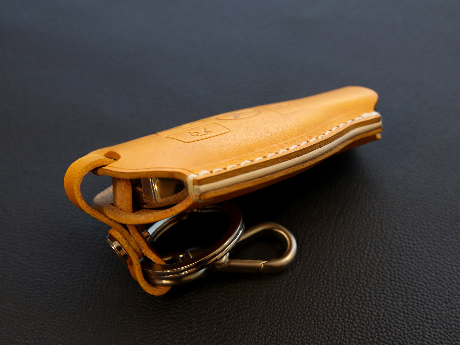 Mercedes Benz [01] Key Fob Leather Case For 2/3 Buttons Remote Key Cover