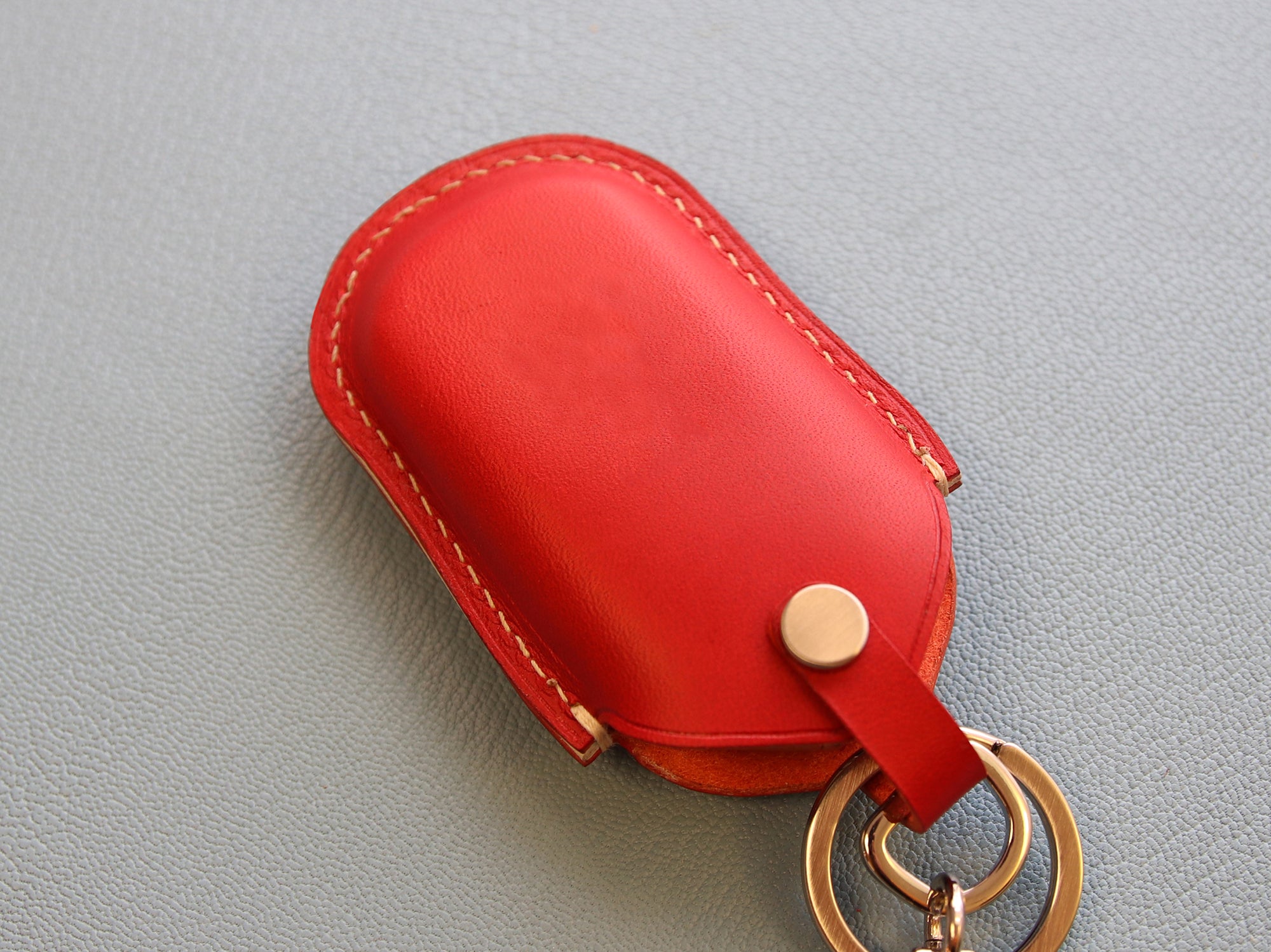 Maserati Series [1] Leather Car Key Fob Sleeve for LEVANTE QUATTROPORTE GHIBLI -Italian Veg-Tanned Leather