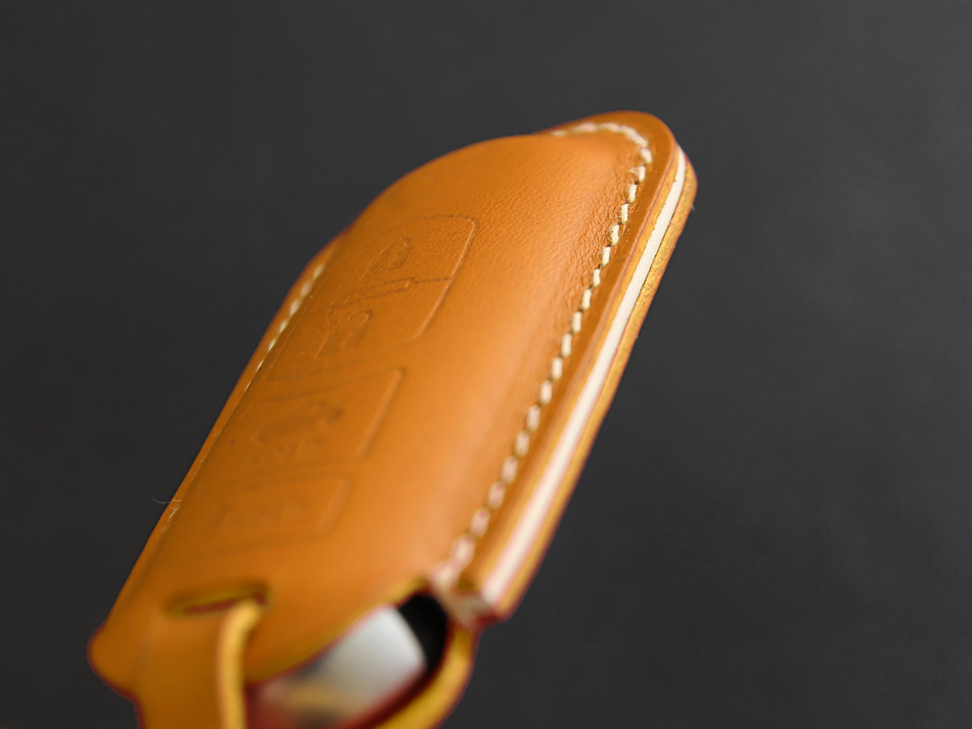 Mazda [1-4] Key Fob Cover Case Leather Sleeve Keyless Entry - Mazda 3 6 CX-7 CX-9 MX-5 Miata - 4 Buttons Smart Key -Italian Leather