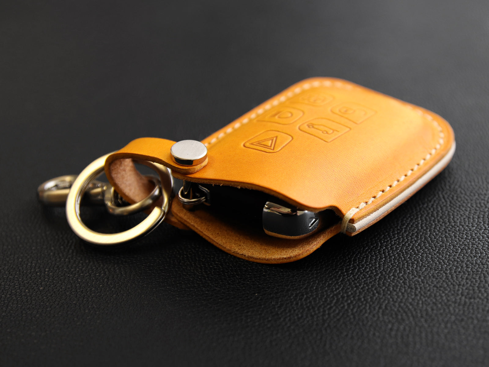 Land Rover Range Rover Key Chain, Leather Car Key Fob Cover, Remote Key Case,  Car Key Case, Smart Key Leather Case 