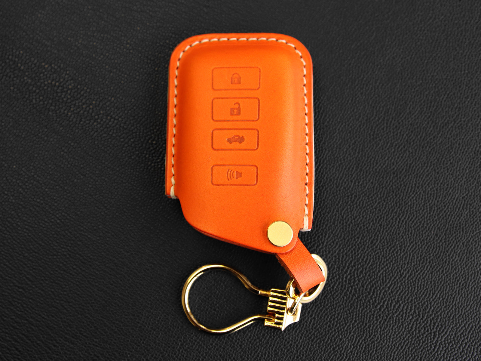 LEXUS Series [01] Leather Key Fob Cover - ES250 ES350 ES300H GS350 GS450 NX300 - Italian Veg-Tanned Leather