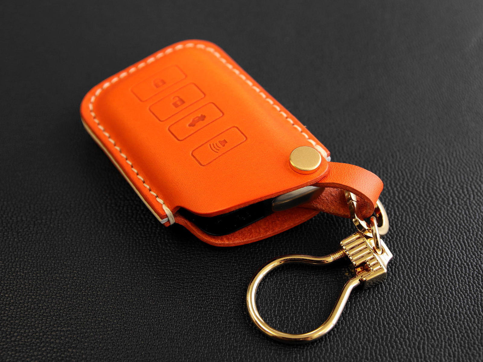 LEXUS Series [01] Leather Key Fob Cover - ES250 ES350 ES300H GS350 GS450 NX300 - Italian Veg-Tanned Leather