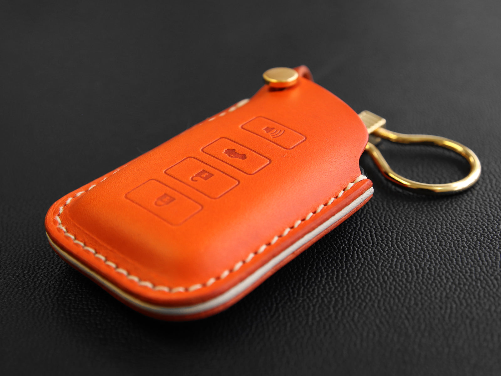 LEXUS Series [01] Leather Key Fob Cover - ES250 ES350 ES300H GS350 GS450 NX300 - Italian Veg-Tanned Leather