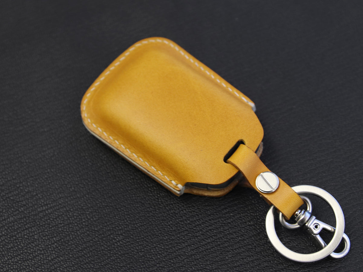 Chevrolet / GMC [1-6]  Key Fob Cover - Tahoe, Suburban / Yukon  - Italian Veg-Tanned Leather -6 Buttons