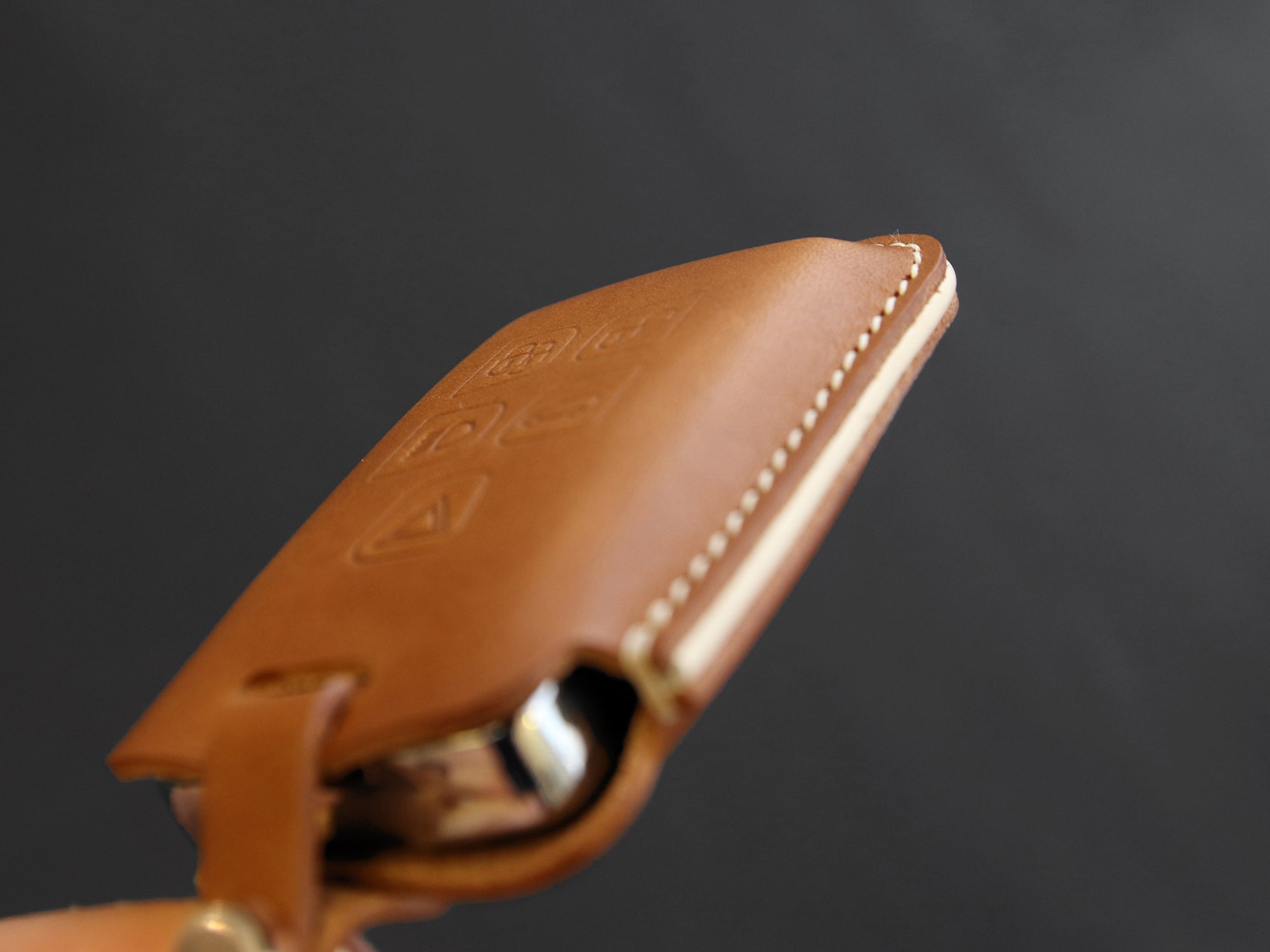 Land Rover / Jaguar Series [2] Key Fob Cover - Range Rover Sport Evoque Velar Discovery 5 - Italian Veg-Tanned Leather -5 Buttons