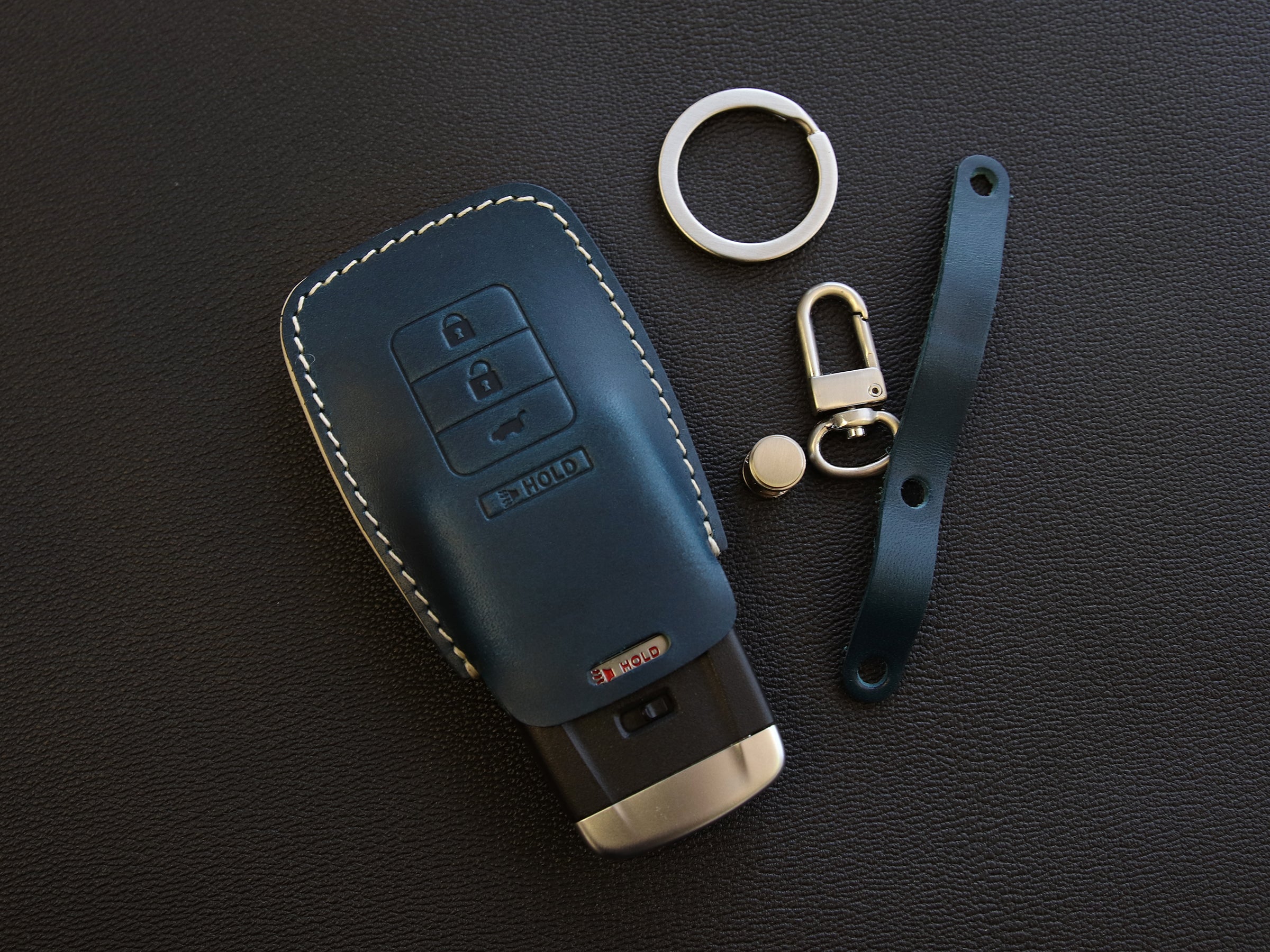 Acura [1] Series Key Fob Leather Case RLX ILX TLX TSX MDX RDX RSX TL NSX Personalized Stamp