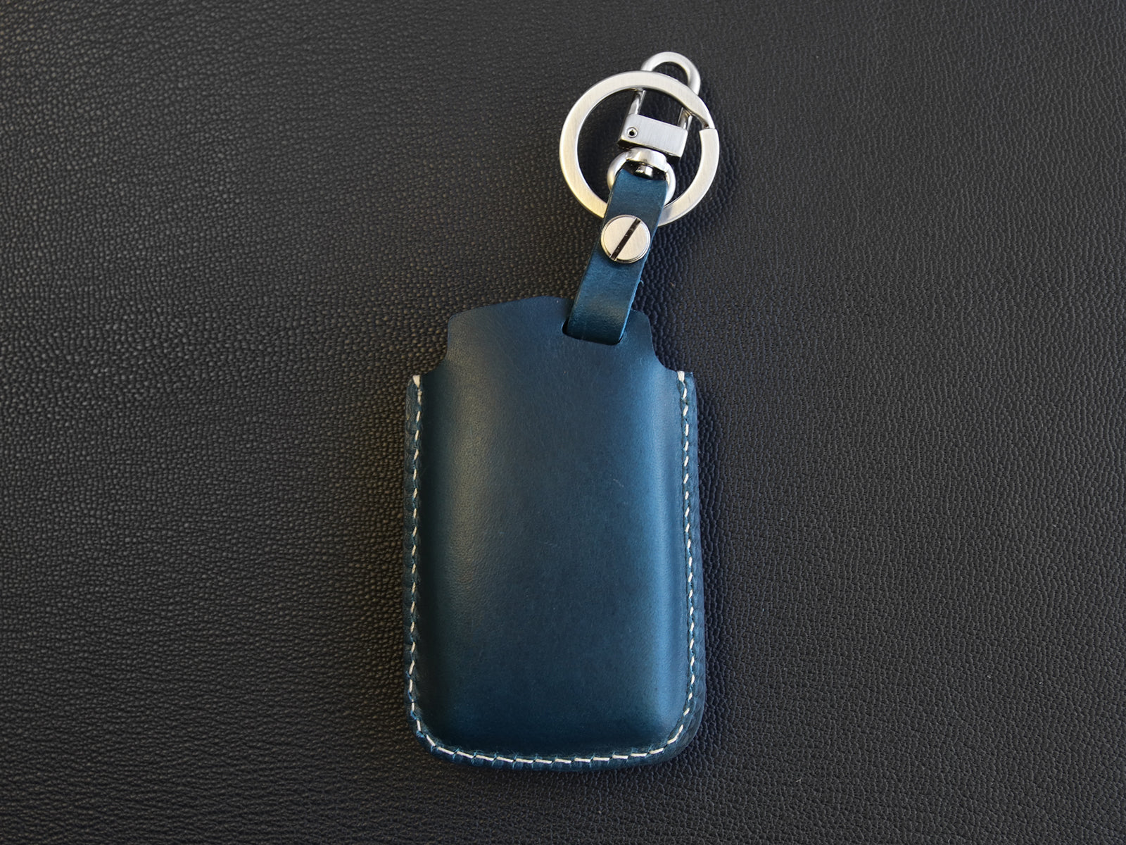 Genesis [1-4] Leather Key fob Cover- G70 G80 G90 Keycase Remote key Sleeve - Italian Leather