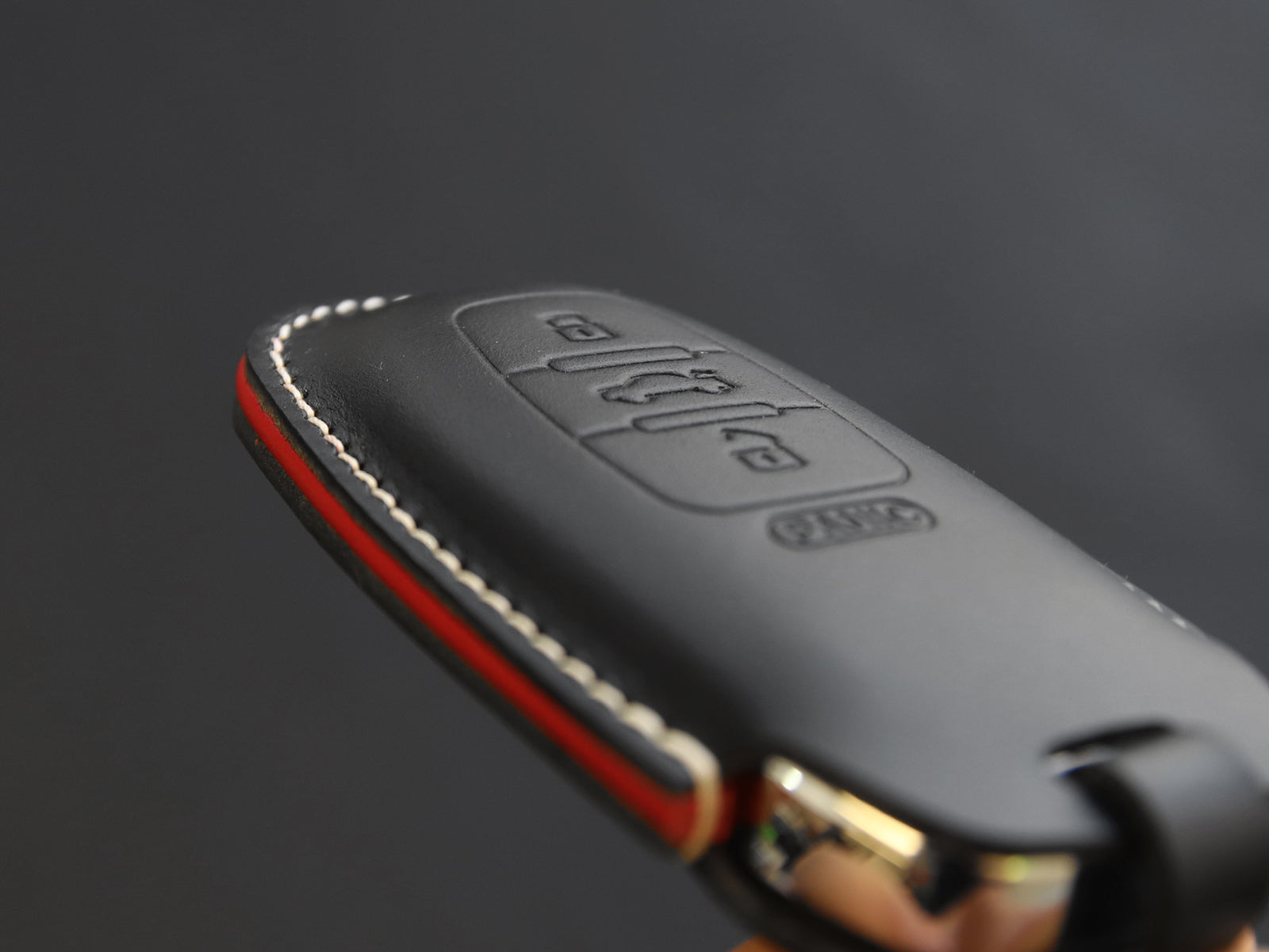 Leder Hülle TPU Auto Styling Schlüsselhülle für Audi A4 B9 Q5 Q7