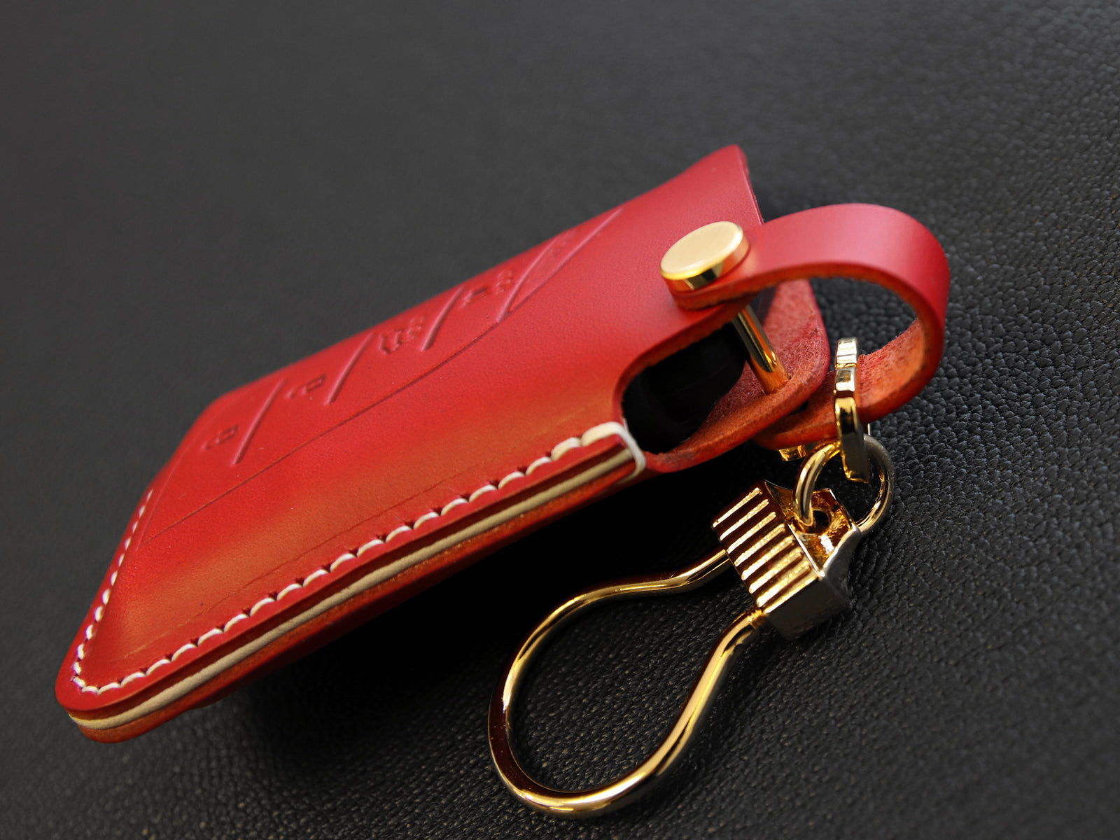 Lexus Series [2] Leather Key fob Cover - UX200, LS500, LS500H, LC500, LC500h, ES300h, ES350 - Italian Veg-Tanned Leather