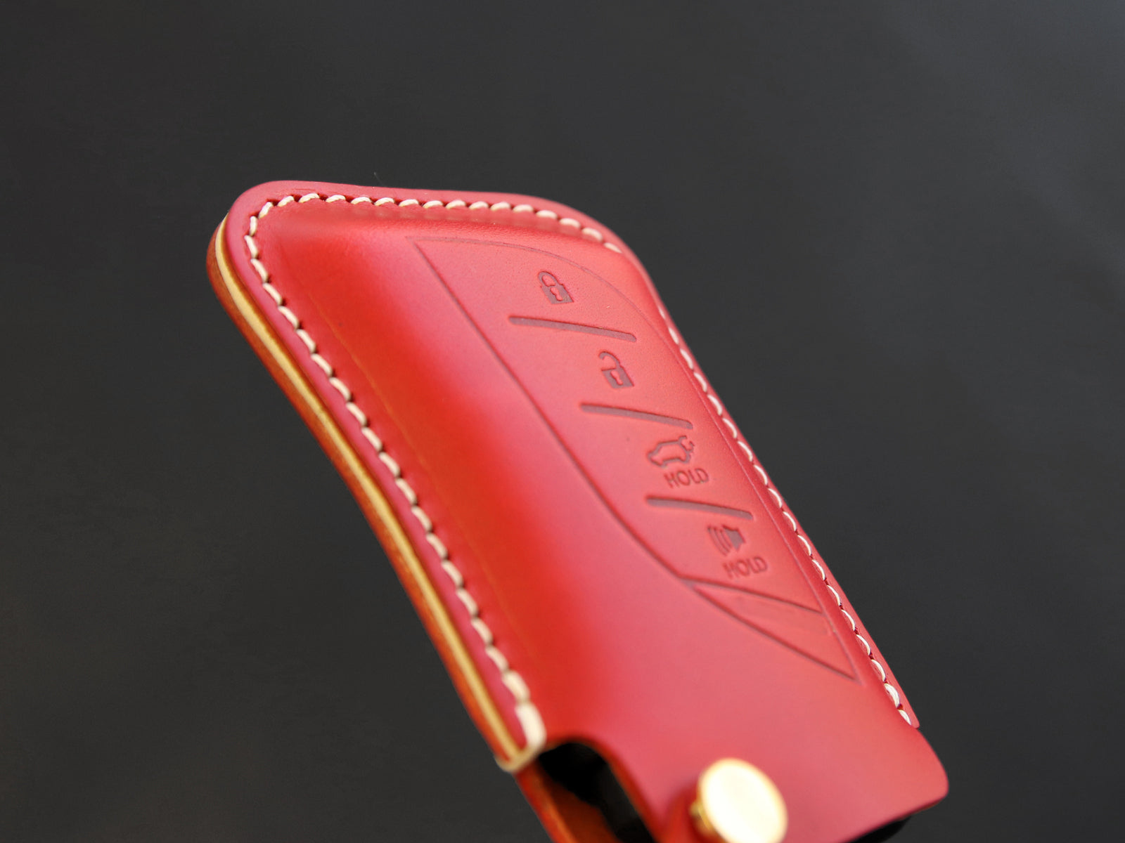 Lexus Series [2] Leather Key fob Cover - UX200, LS500, LS500H, LC500, LC500h, ES300h, ES350 - Italian Veg-Tanned Leather