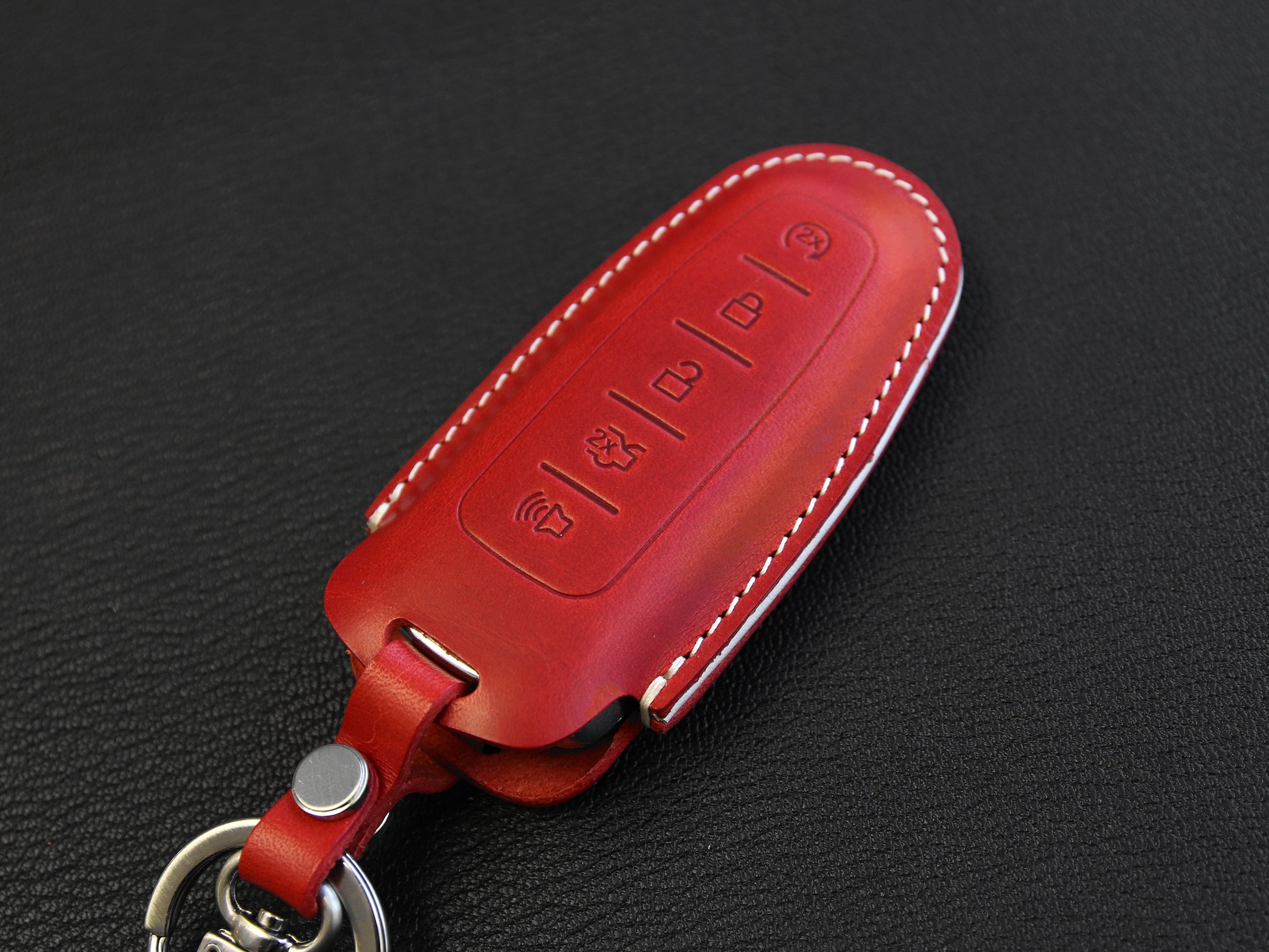 Lincoln / Ford [3-5] Key Fob Leather Case Fits MKS MKT MKX