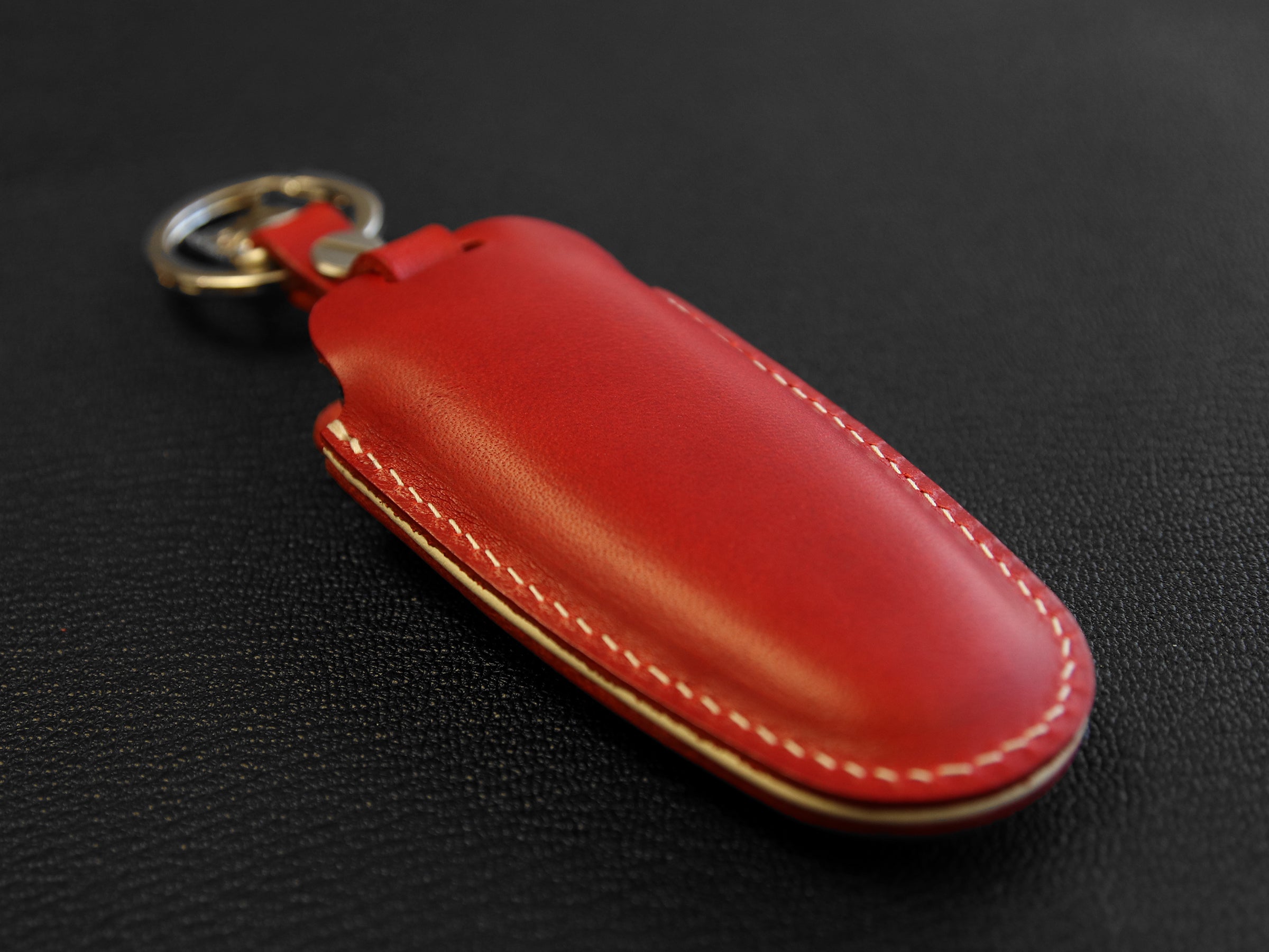 Ford [3-5] Key Fob Leather Case Fits C-Max Edge Escape Expedition Explorer Flex Focus Taurus MKS MKT MKX