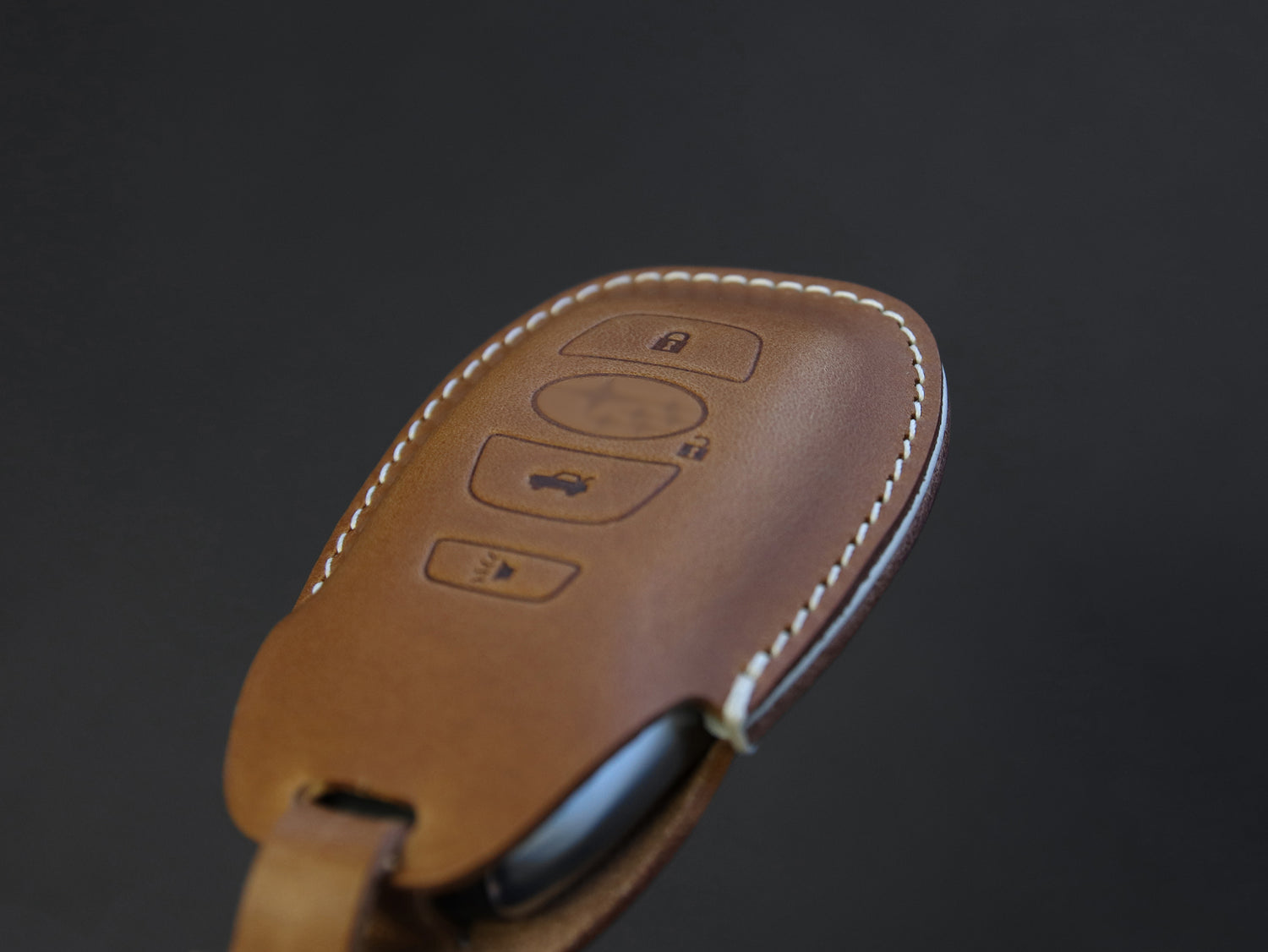 Subaru leather key case Leather Brut