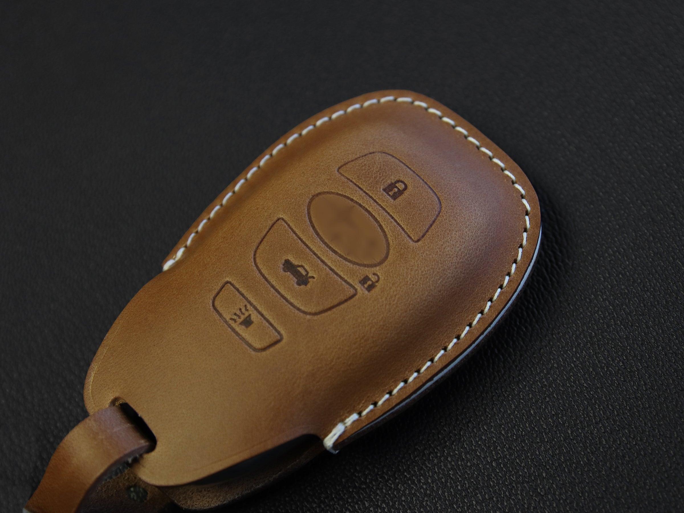 Subaru Series [1] Leather Key Fob Cover - Outback Legacy Forester Sti XV Crosstrek Impreza BRZ WRX - Italian Veg-Tanned Leather