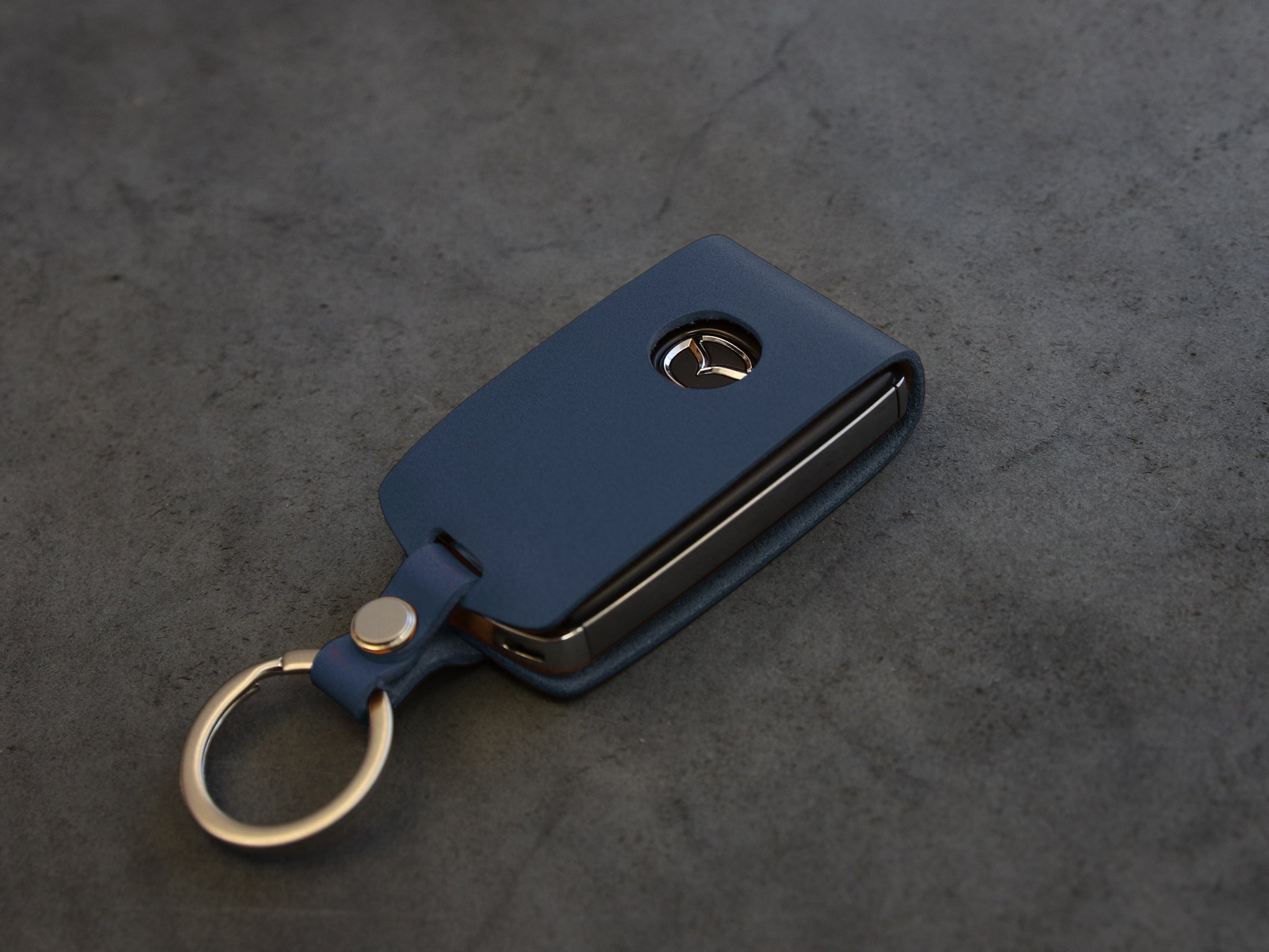 Mazda [02] Leather Key Case - Mazda 3 Base GS, GT, i, Grand Touring, GX, CX-5, CX-30