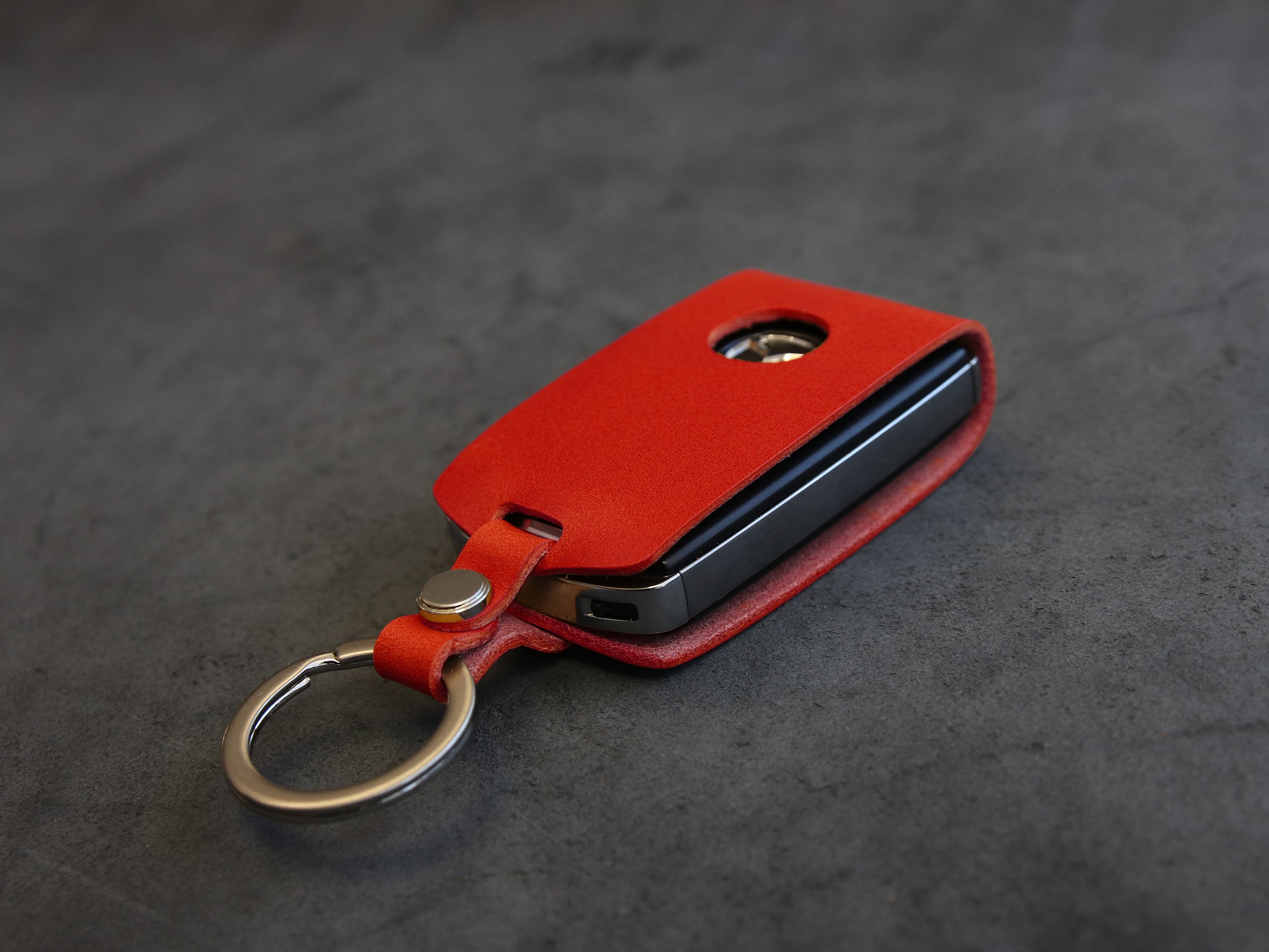 Mazda [02] Leather Key Case - Mazda 3 Base GS, GT, i, Grand Touring, GX, CX-5, CX-30