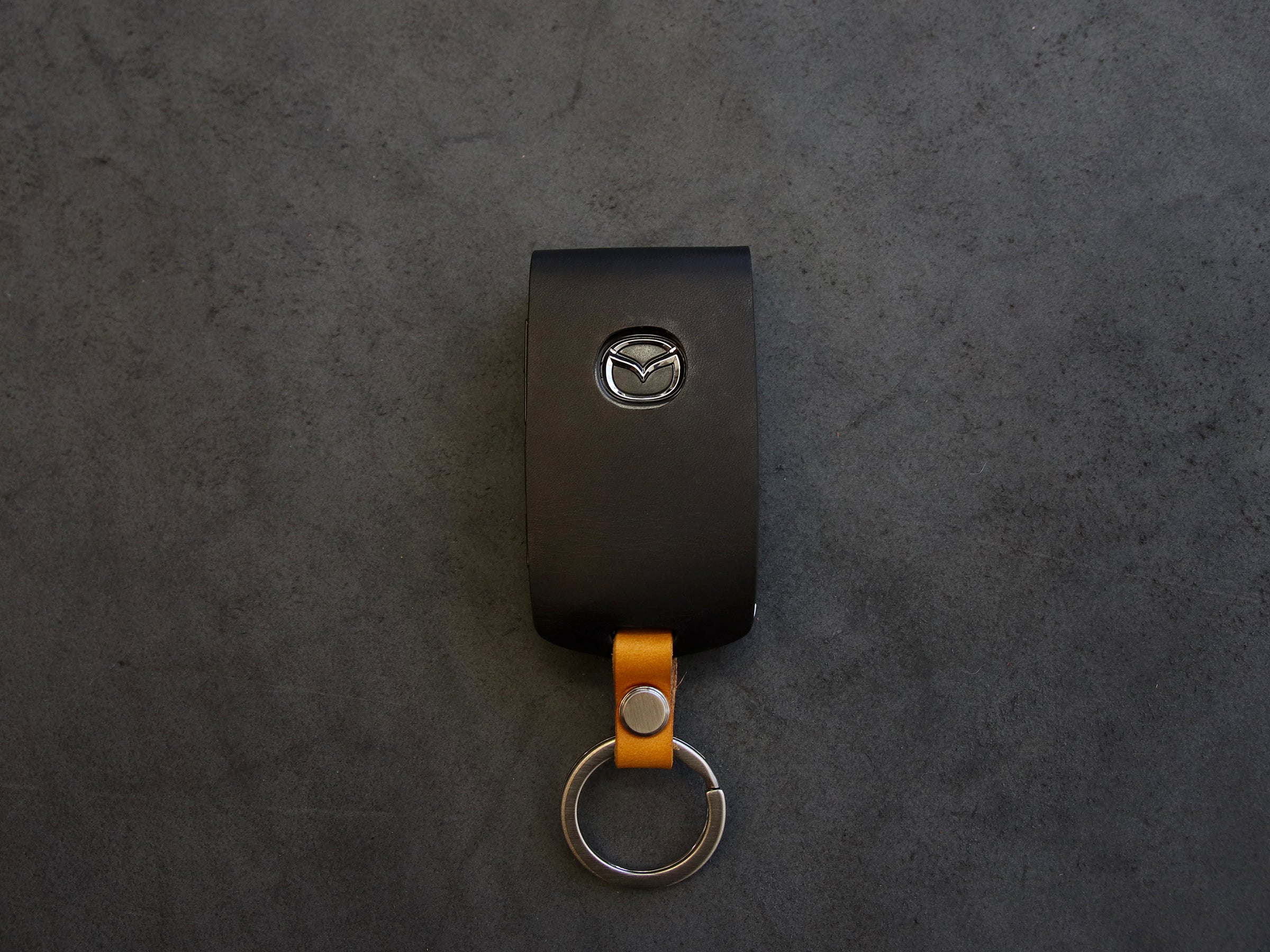 Mazda [02] Leather Key Case - Mazda 3 Base GS, GT, i, Grand Touring, GX, CX-5, CX-30