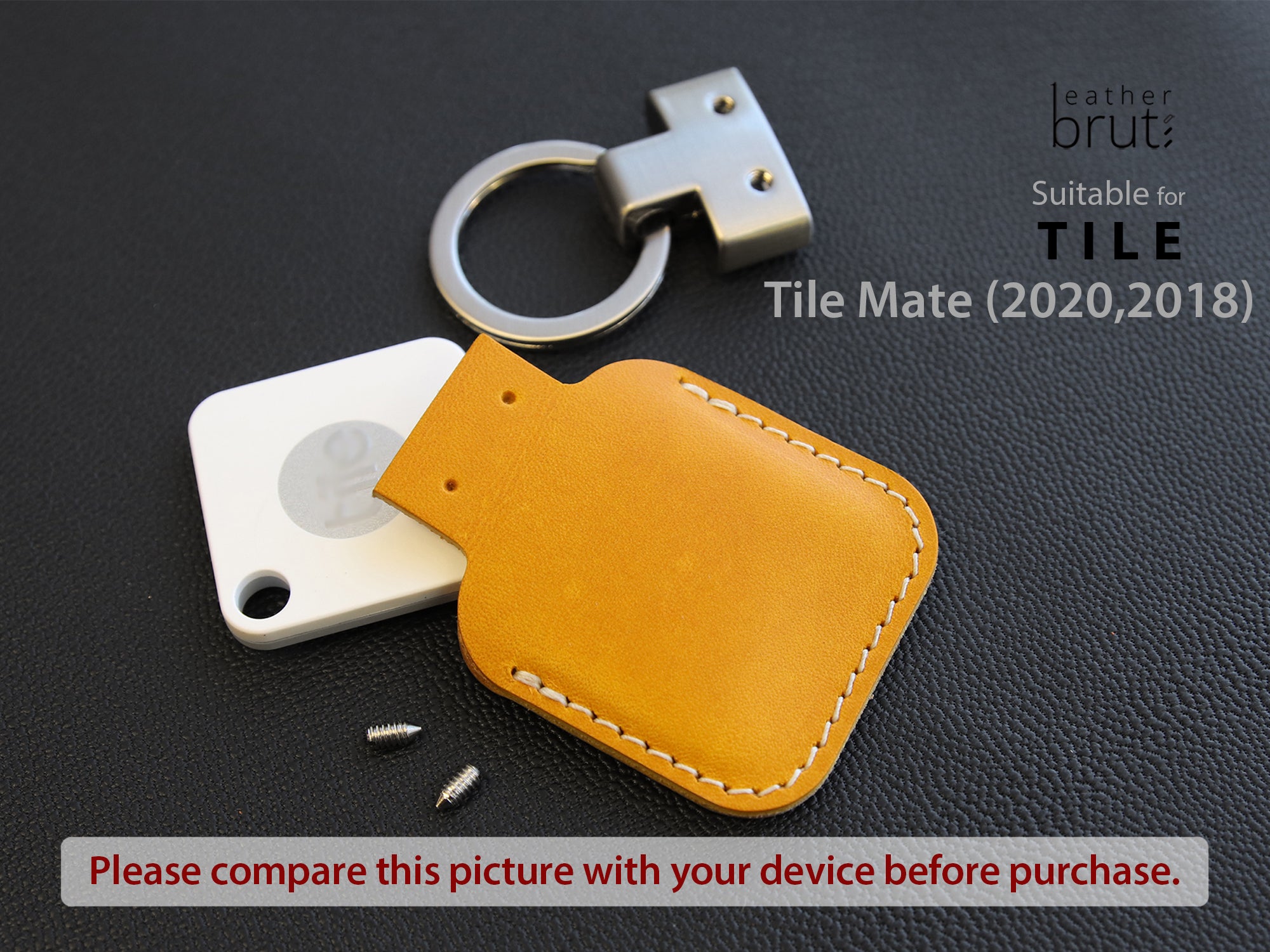 Tile Mate Key Chain Case Leather Cover [2018, 2020]