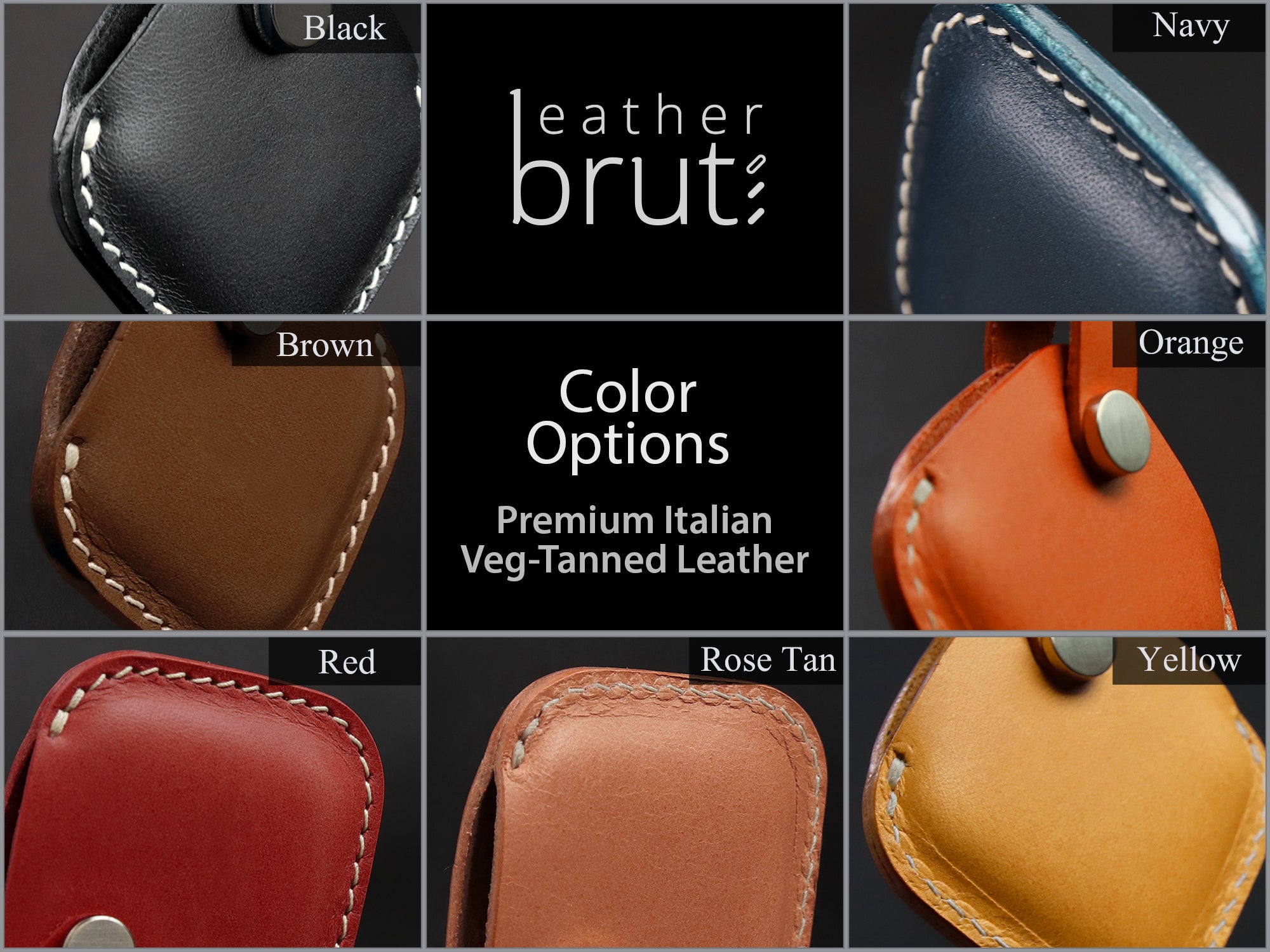 Tile Pro [2018,2020] Key Chain Case Leather Cover- Italian Veg-Tanned Leather