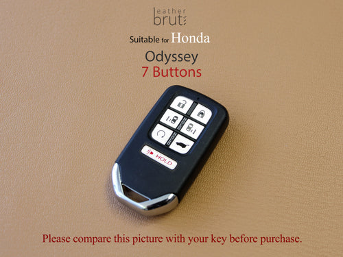Leather key fob cover case fit for Honda H16 remote key - Car key cov, €  19,95