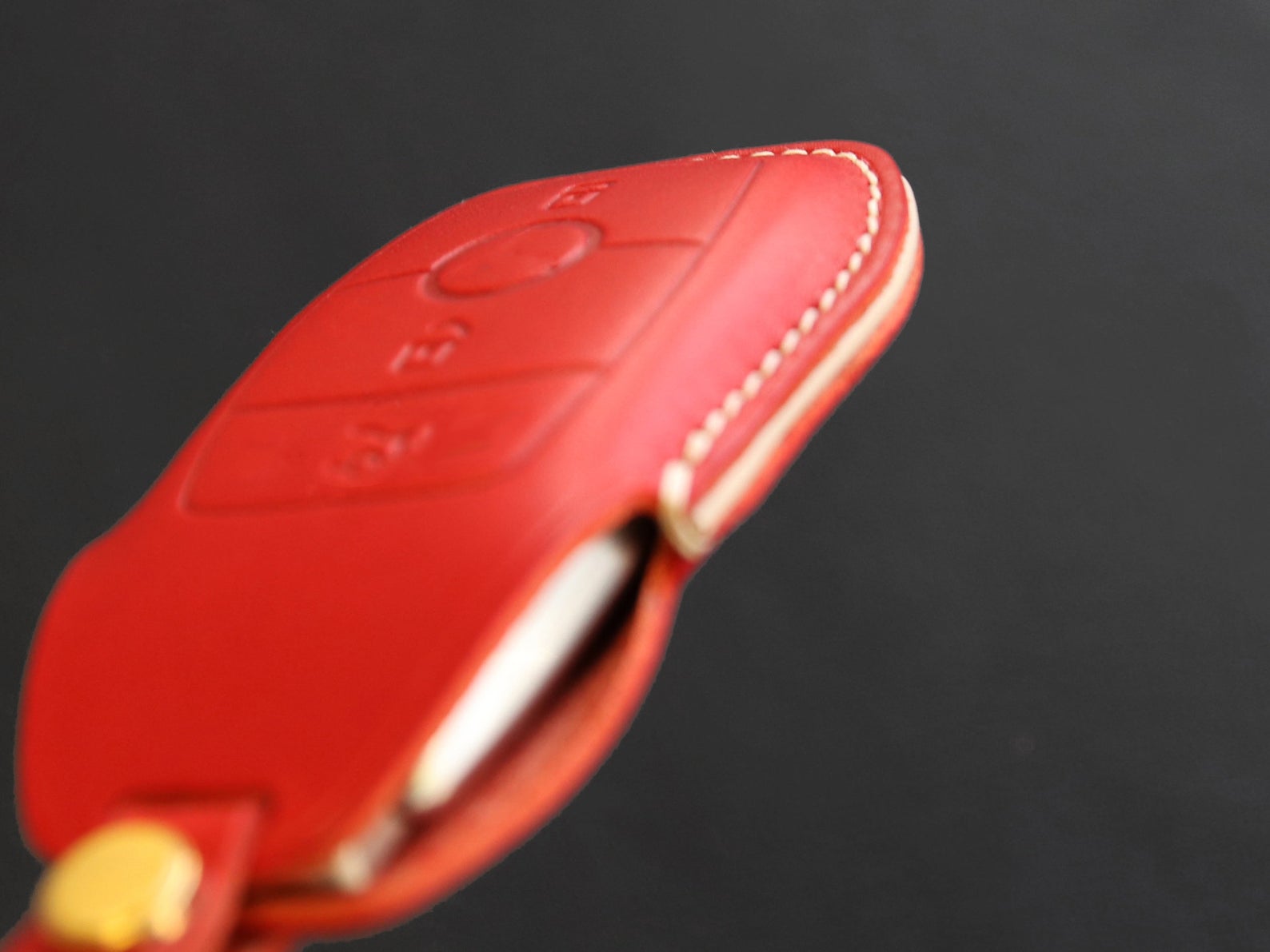 Stylish Leather Key Cover for Mercedes Benz E-class and S-class