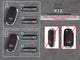KIA [2V] Key Cover - FORTE, NIRO, SELTOS, SORENTO, SOUL, SPORTAGE, TELLURIDE - Italian Veg-Tanned Leather - 4 Buttons