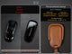 Tesla Model X [V2] Series Leather Key Fob Cover - Leather Brut