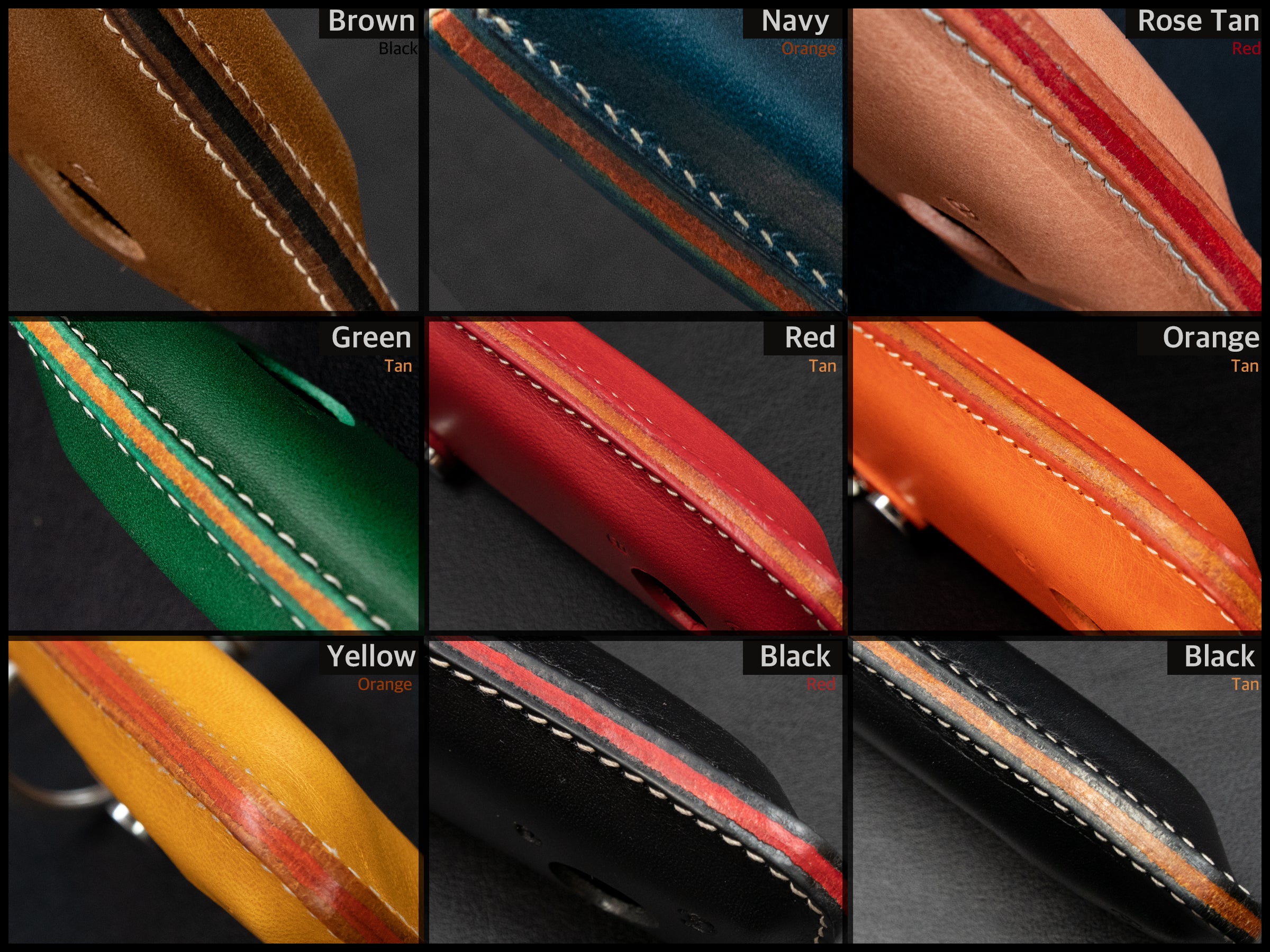 Acura [4-V2] Series Leather Key Fob  Case - MDX RDX TLX IL TSX ZDX Integra - Handcrafted in USA - Personalized Stamp